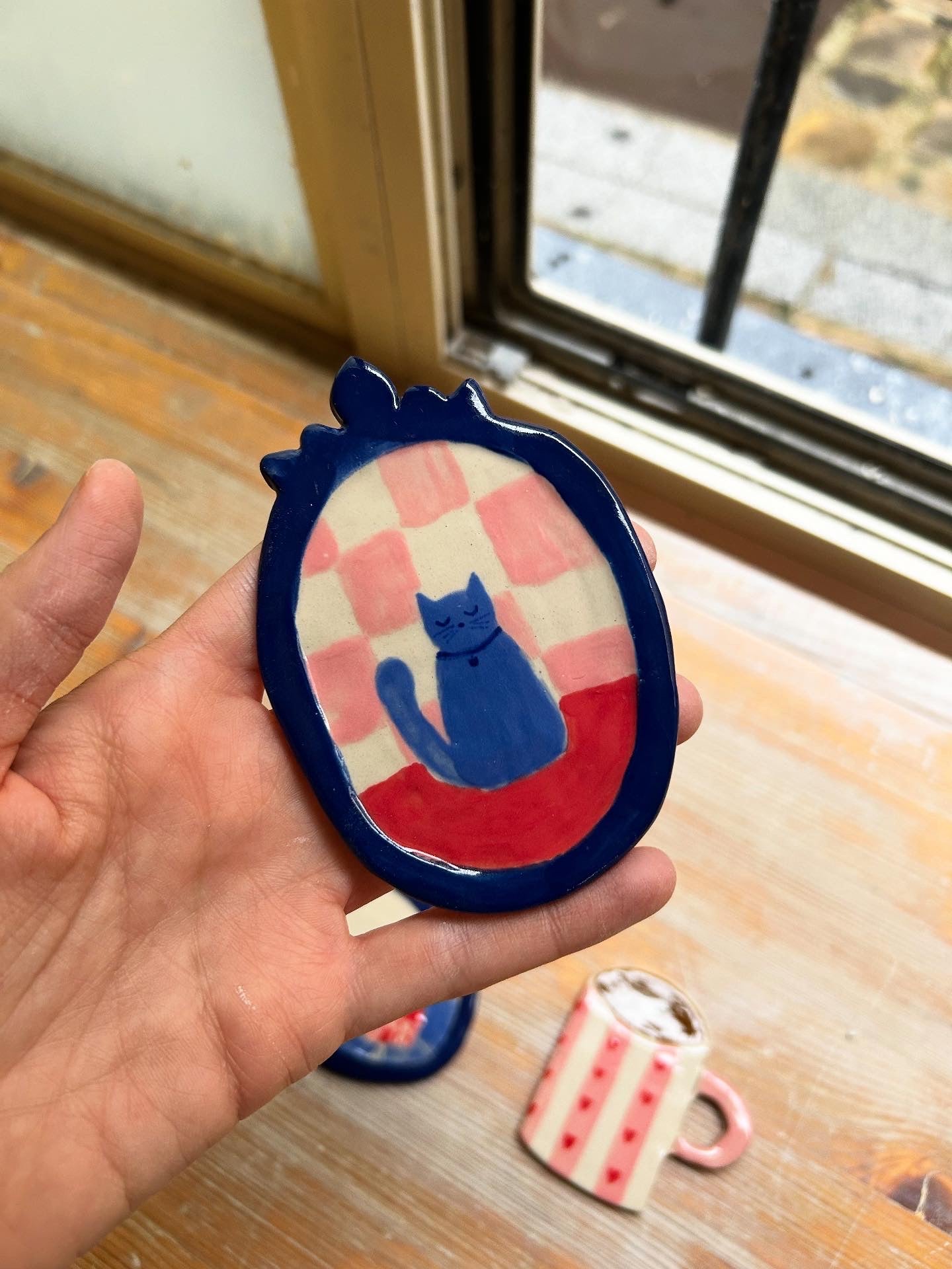 Déco murale cadre chat