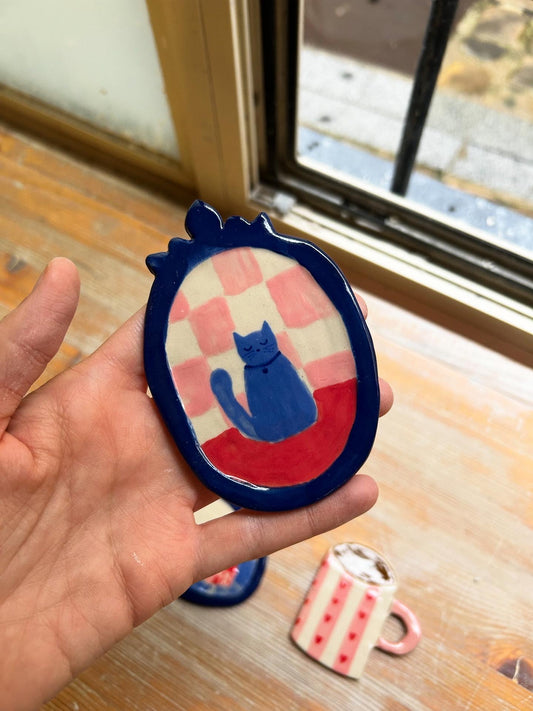 Déco murale cadre chat