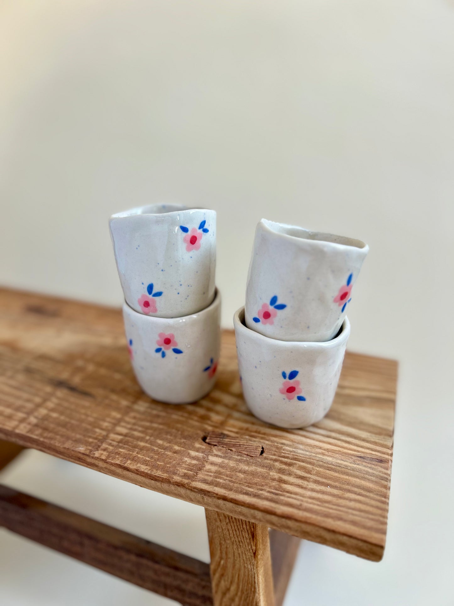 Tasse espresso mini-fleurs