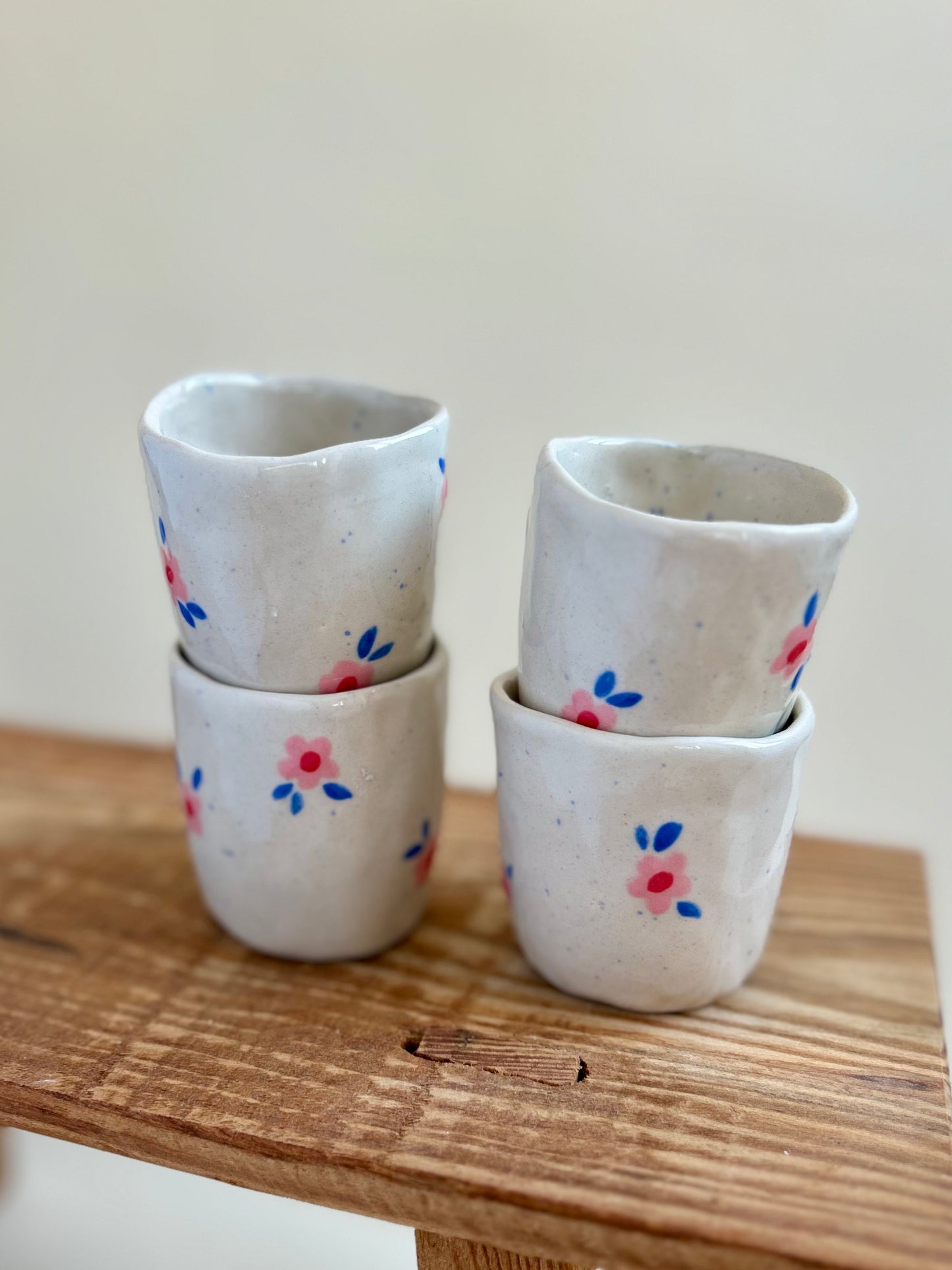 Tasse espresso mini-fleurs