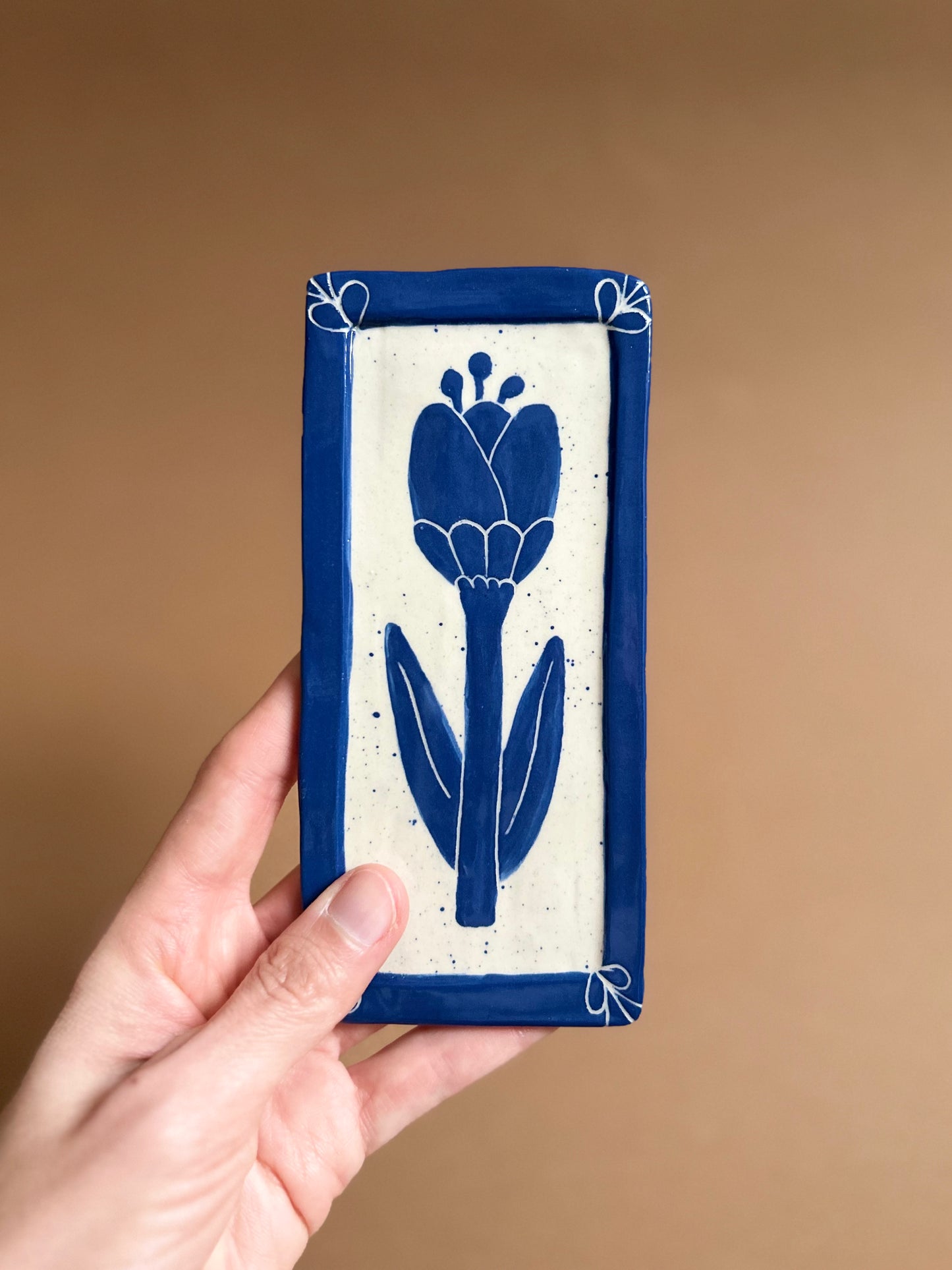 Déco murale cadre bleu