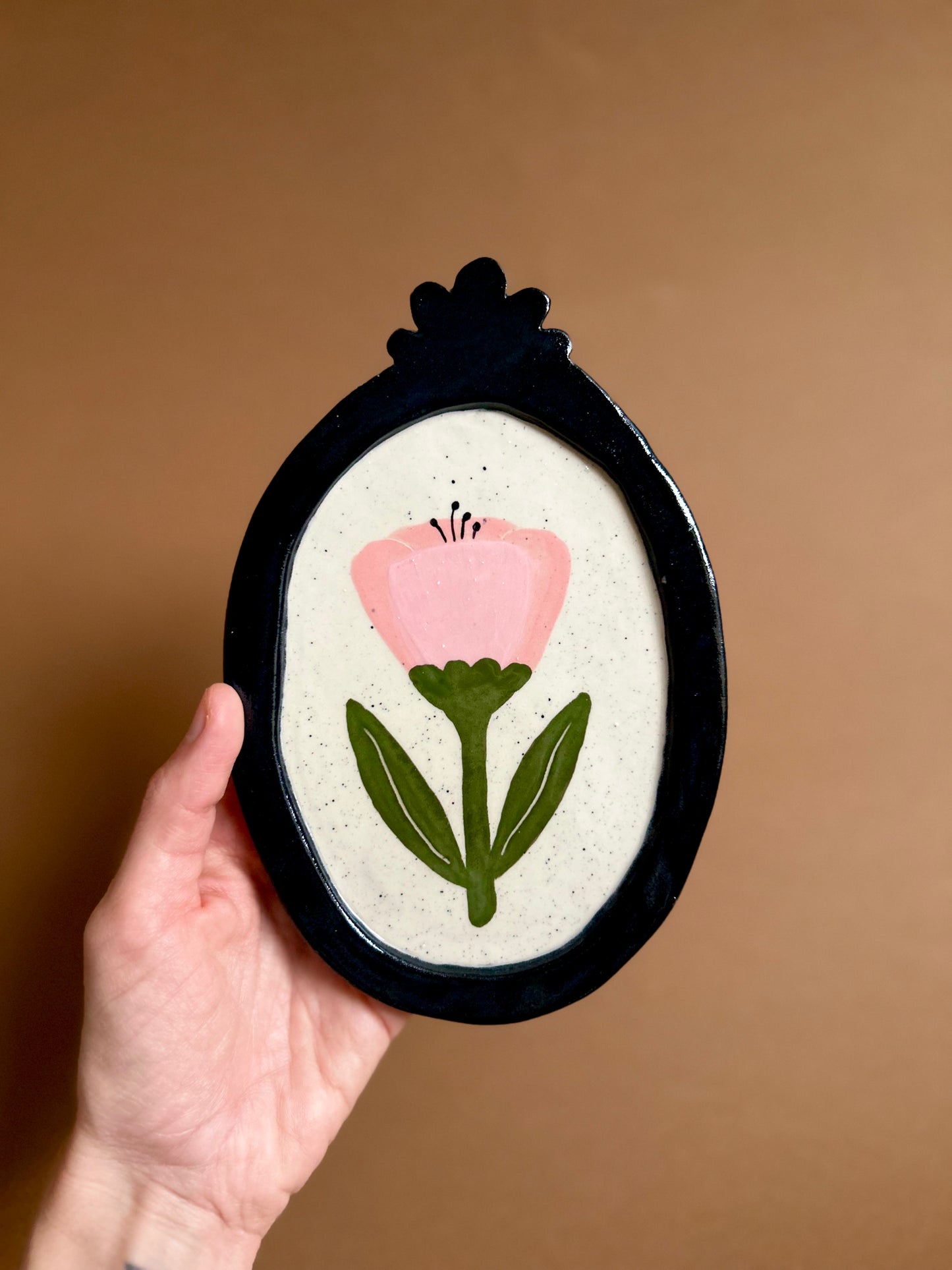 Déco murale cadre fleuri