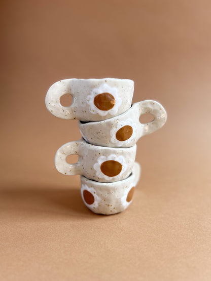 Tasse espresso Grandes fleurs