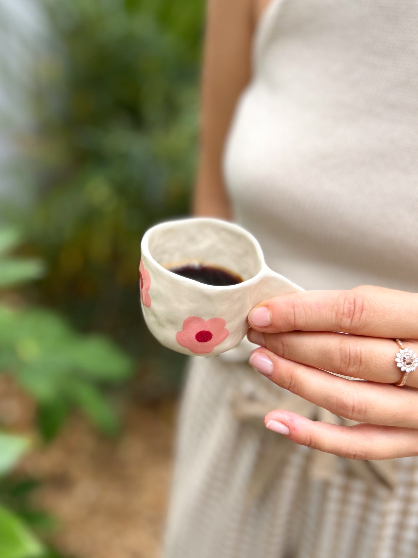 Tasse espresso Petites fleurs